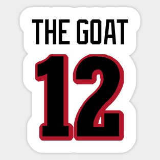 THE BEST GOAT Sticker